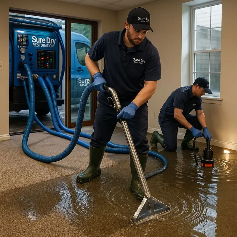 Water Extraction and Removal process in Columbus Junction, IA